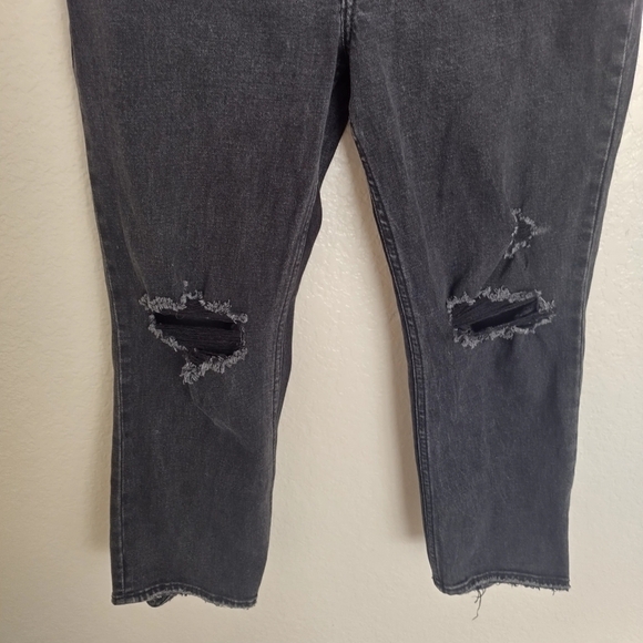 abercrombie and fitch curve love the ankle straight ultra high rise jeans sz 6s - Picture 4 of 9